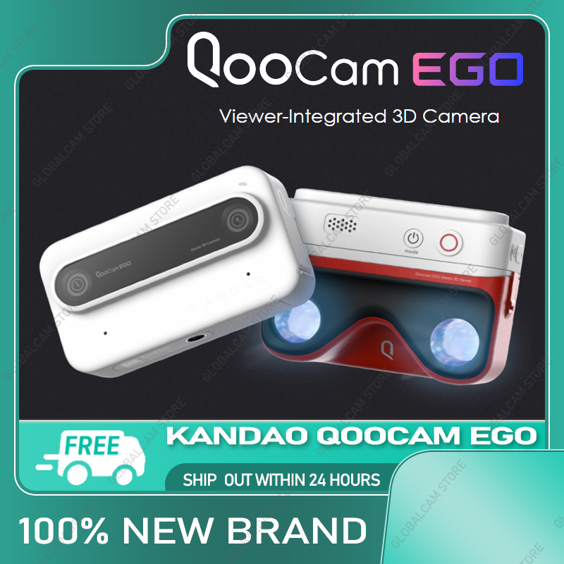 Original KanDao QooCam EGO outputs 3840*1080 side-by-side MP4 video,compatible with major 3D devices and online platforms