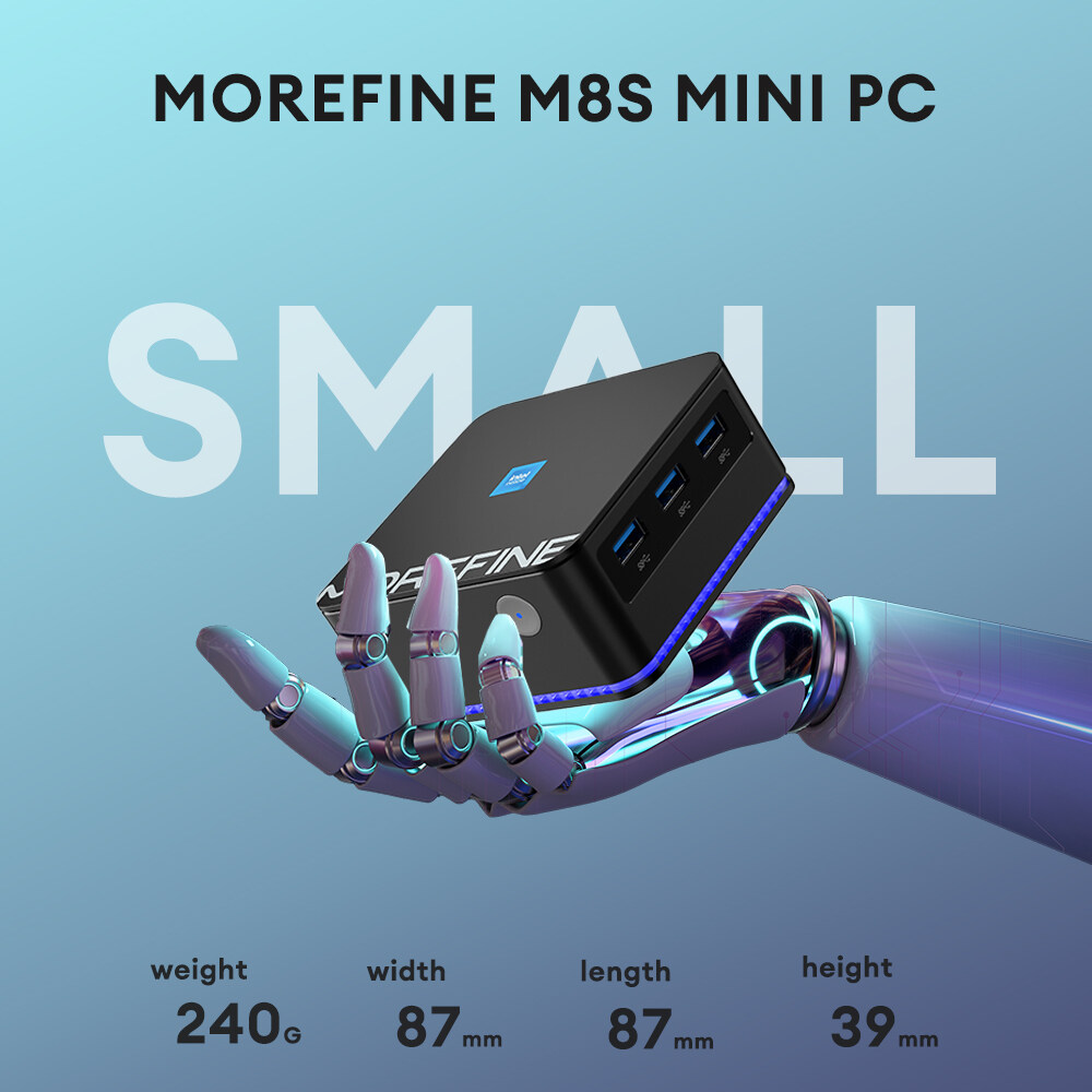 New Mini PC M8S Windows 11 Intel 11th Gen N5105 DDR4 2933MHz Ultra Compact Pocket Computer Dual LAN 3x4K 60Hz WiFi6 BT5.2
