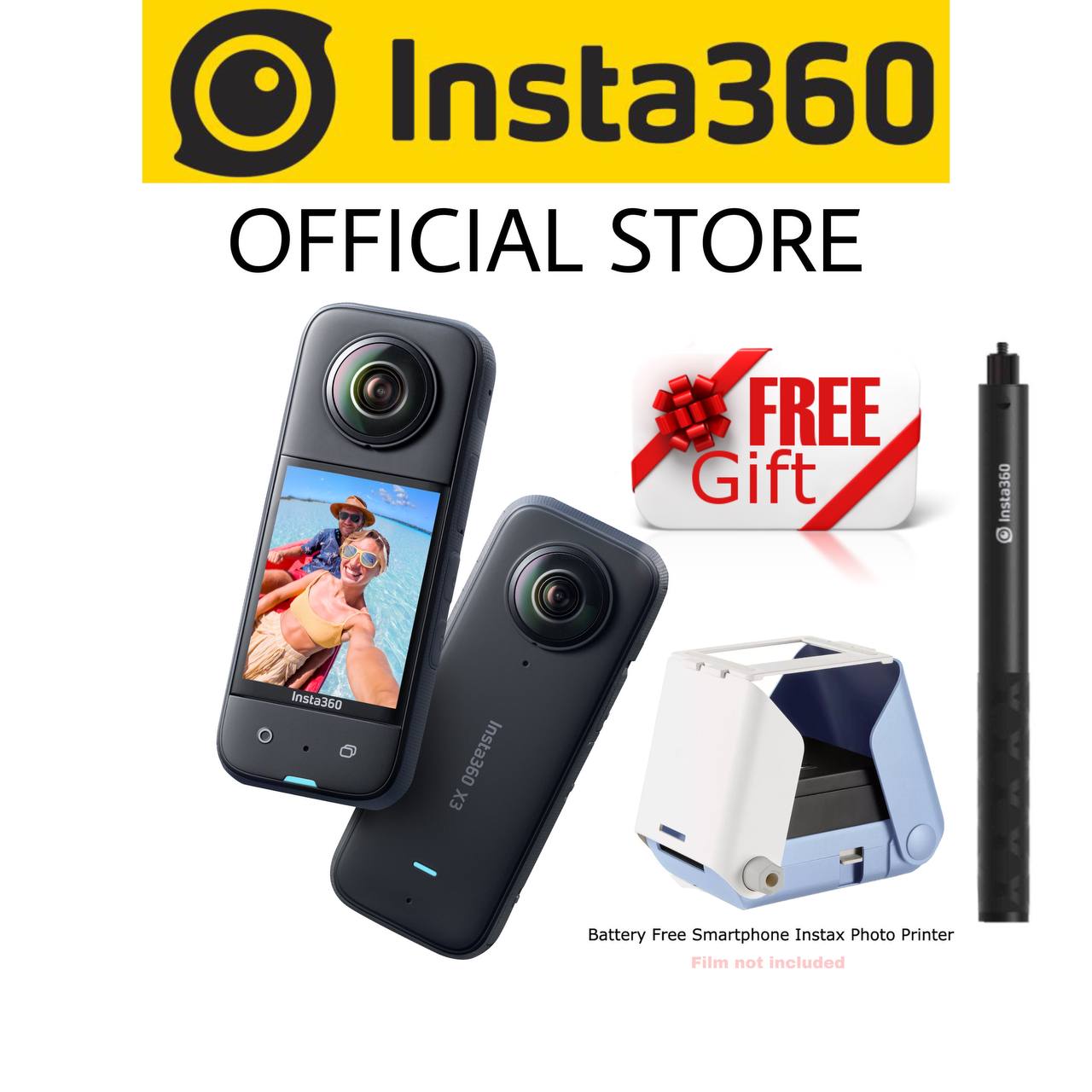 Insta360 X3 360 Action Camera - Standalone