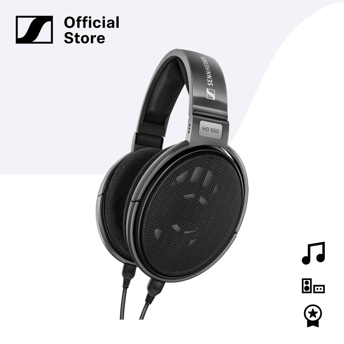 Sennheiser HD 650 Open Back Audiophile Headphones