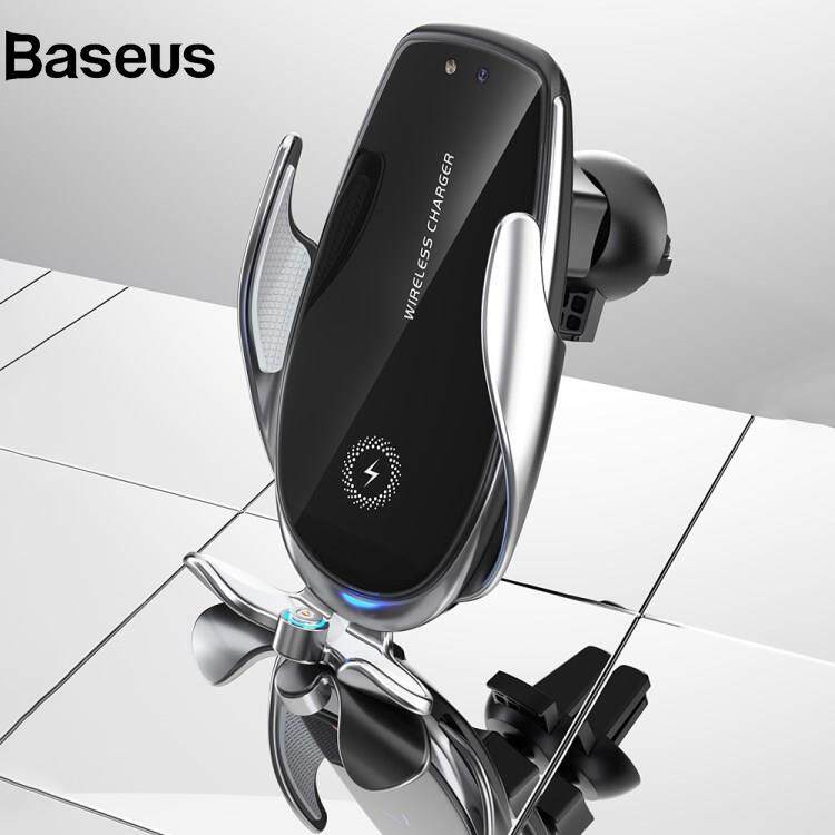 Baseus V3P Air Vent Clip Smart Auto Sensing Cellphone Bracket Car 15W Wireless Charger Phone Holder