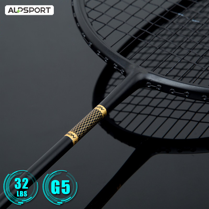 ALP ZJ2.0 Pro 4U 85g 100% Carbon Fiber + Titanium Alloy Badminton Racket With Free String Gift Box Bag Super Light Reket Sports Equipment Racquet Battledore Raket Badminton For Training
