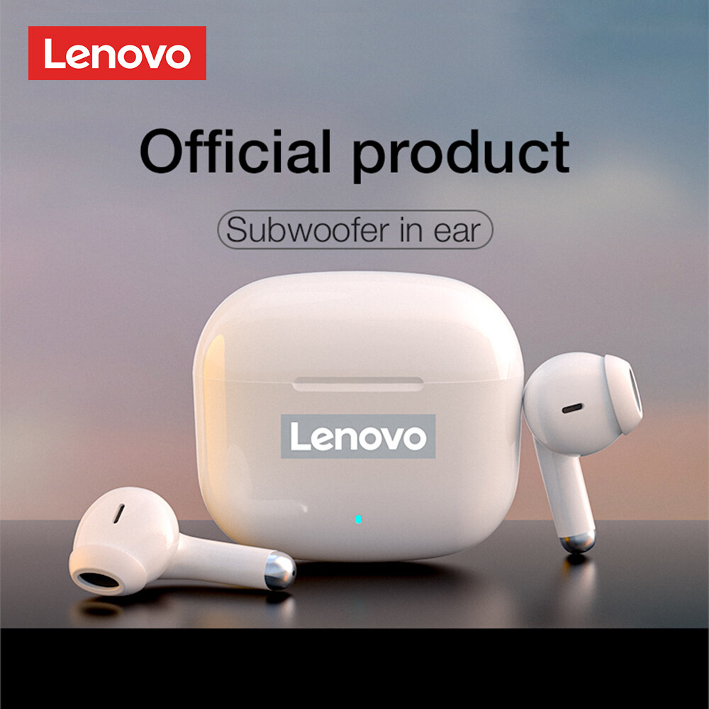 Lenovo LP40 Pro Bluetooth Earphone Mini TWS Wireless Earbuds Sport Gaming Bluetooth 5.1 Headset with Mic for iPhone 13 Xiaomi Oppo