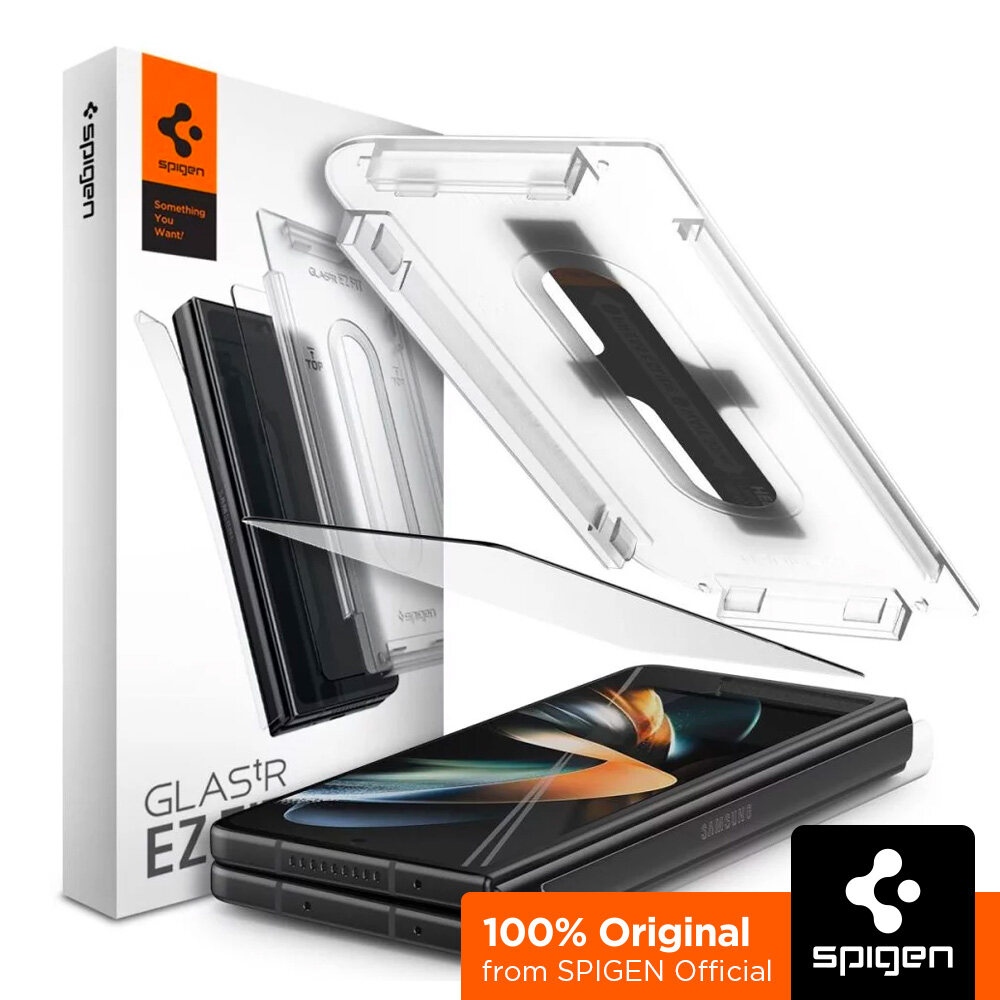 SPIGEN Screen Protector for Z Fold 4 [Glas.tR EZ Fit] Full Cover Glass / Samsung Galaxy Z Fold 4 Screen Protector / Z Fold 4 Tempered Glass / Z Fold 4 Full Cover