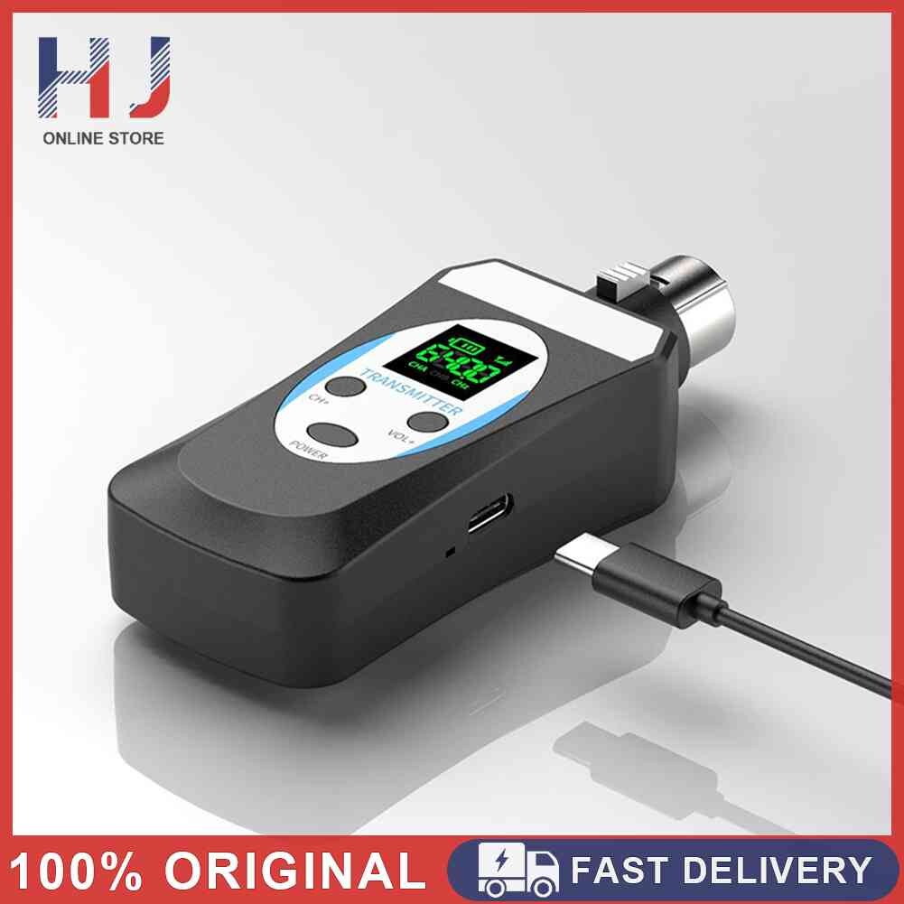 Wireless Microphone System Receiver Noise Reduction Microphone Wireless Transmitter Receiver With HD Display for Large Stage KTV