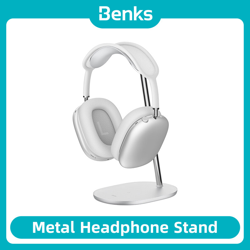 Benks L40 Metal Desktop Headphone Stand For Beats HIFIMAN Bluetooth Headset Bracket Hook Storage Display Stylish Simplicity Stable Not Falling Holder