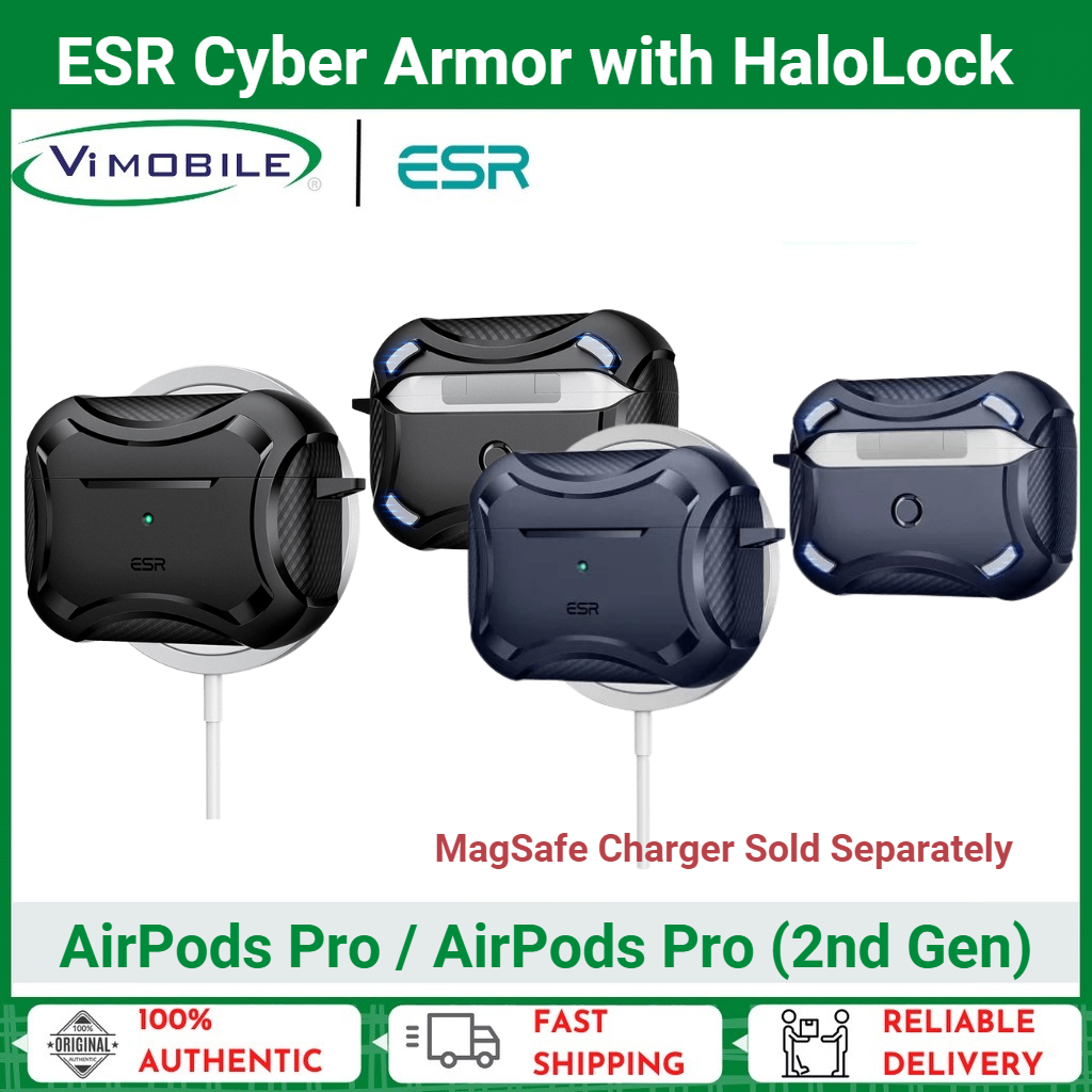 ESR Cyber Armor Tough Case with HaloLock | AirPods Pro (1st / 2nd)